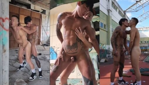 แสวงเกย์ไอดอล หนุ่มตี๋คนดังพาHkgymboyมาผลัดกันเย็ดกันที่อาคารสนามกีฬาร้างที่รู้ๆกันของชาวเกย์ใต้หวัน สาย outdoor วิวสวย บรรยากาศจึ้งมาก