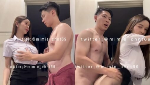 มีมี่ชนิตาสาวโอนลี่แฟนชุดนักศึกษา ชวนหนุ่มของเธอเย็ดโชว์ในห้องน้ำอีกเช่นเคย ก่อนเย็ดต่อแบบจัดเต็มบนที่นอน นั่งเทียนร้องเสียวดังลั่นเย็ดสดน้ำแตกเต็มรูหี