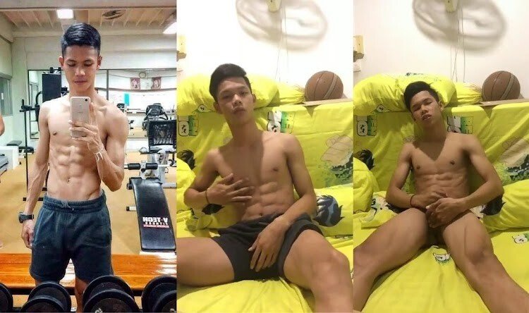 คลิปหลุดน้องลักกี้ หนุ่มน้อยผู้มีซิกแพคเป็นอาวุธแนะนำตัวก่อนชักว่าวโชว์ด้วยลีลายั่วยวน เงี่ยนอ้อนหมอนข้างที่รักขอเย็ดหน่อย น้ำแตกขาวข้น