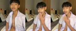 กินน้ำตัวเองโชว์ ต้าวเจ๋งเกย์ไทยวัยรุ่นดาวtiktok เงี่ยนมากควยแข็ง ชักว่าวโชว์น้ำแตกคามืออย่างฟิน ก่อนจะเลียน้ำว่าวตัวเอง