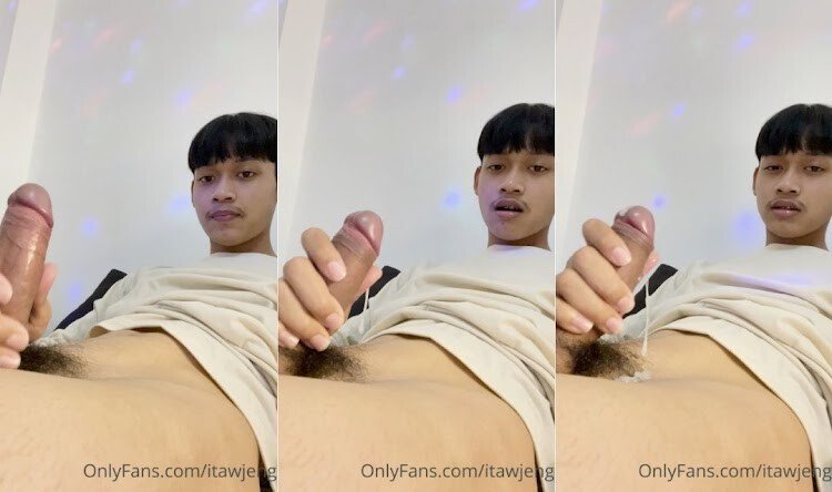 ต้าวเจ๋ง เงี่ยนอวดควยชักว่าวน้ำแตกชิลล์ๆ เกย์วัยรุ่นไทย ดาว tiktok คนดัง ควยใหญ่หัวมันแผล็บ