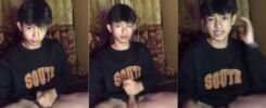 ไอ้หนูอินโด วัยรุ่นบ้านๆหน้าตาน่ารัก ดูคลิปโป๊และชักว่าวโชว์แถมบ่นเมื่อยมือ